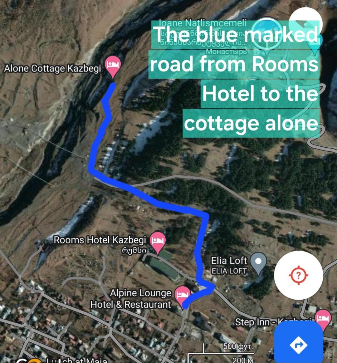 Alone Cottage Kazbegi 外观 照片